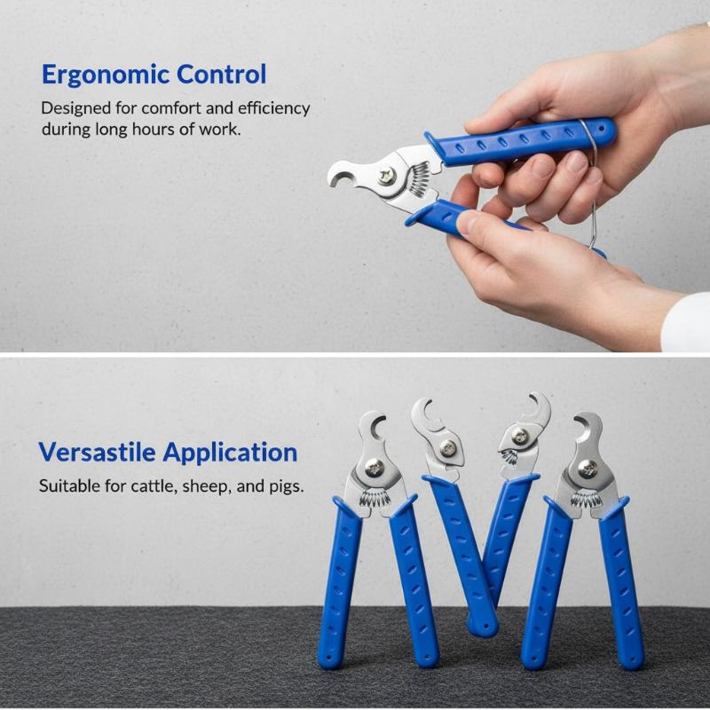 Cattle Ear Tag Applicator - Livestock Ear Tags Removal Pliers Cattle