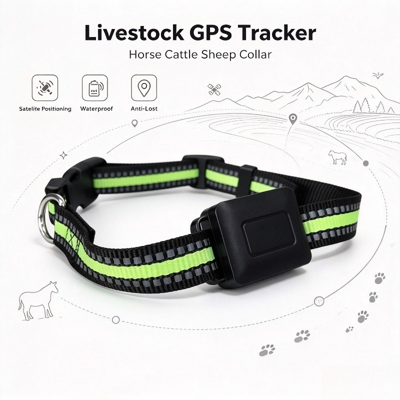 Gps Tracker Cattle Collar - GPS Satellite Animal Tracker for Cattle
