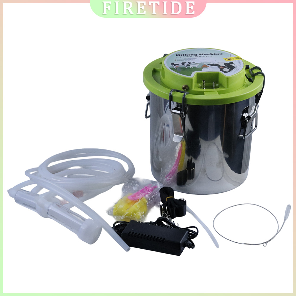 Goat Milking Machine Portable - 8L/12L/16L Integrated Milking Machine, Electric Pulse