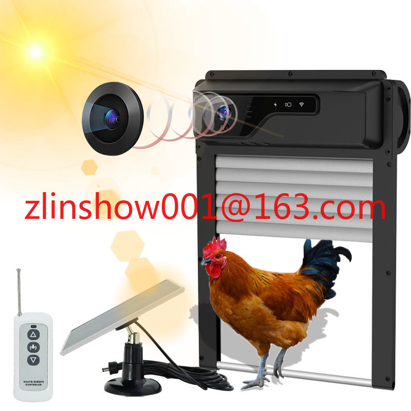 Automatic Chicken Door Opener Solar - Solar powered automatic remote control chicken