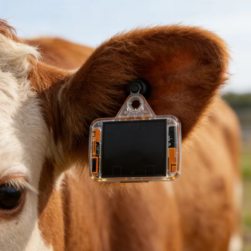Livestock Ear Tag Gps Tracker - Water Proof Solar Powered GPS Ear
