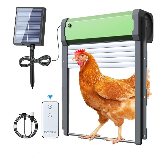 Automatic Chicken Door Opener Solar - Automatic Chicken Coop Door Solar Powered