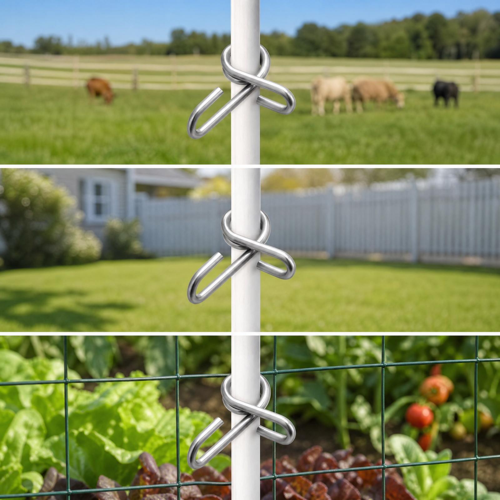 Electric Fence Insulator Post - Electric Fence Wire Insulator Clip Heavy