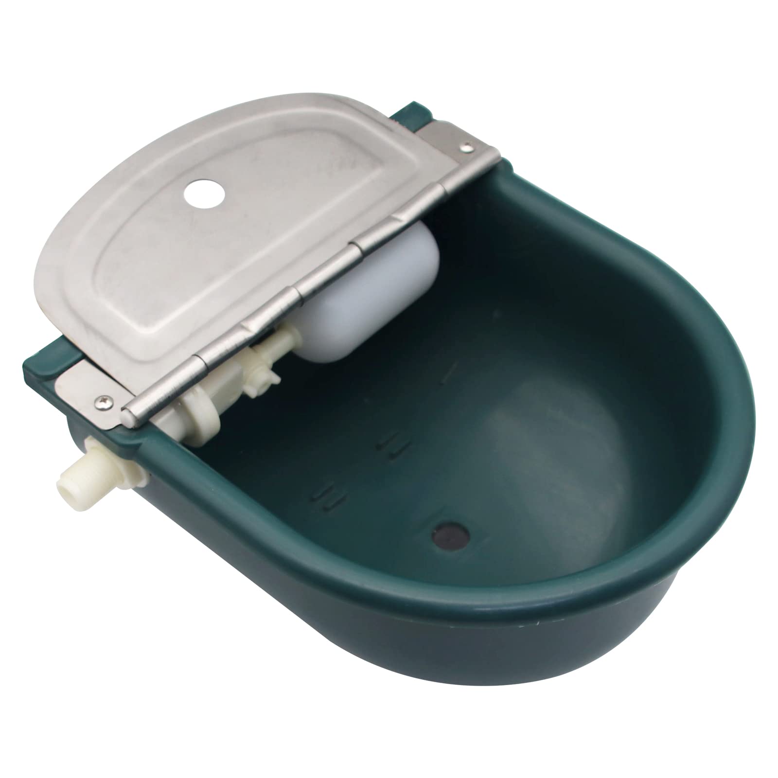 Livestock Water Trough Float Valve - Automatic Water Bowl Plastic Livestock Waterer