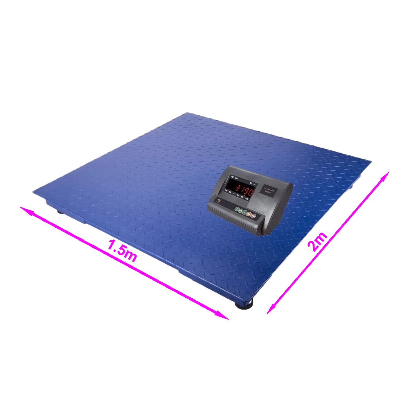 Cattle Weighing Scale Digital - Weighing Scale 1.2*2m 1000kg 5mm Plate
