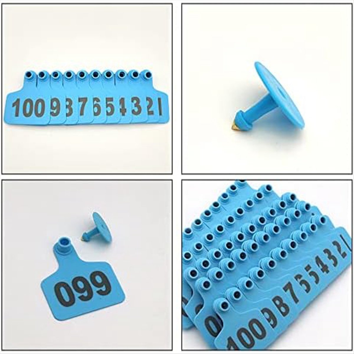 KSOL Cattle Ear Tags 001-100 N - Cattle Ear Tag Applicator ulasan dan harga