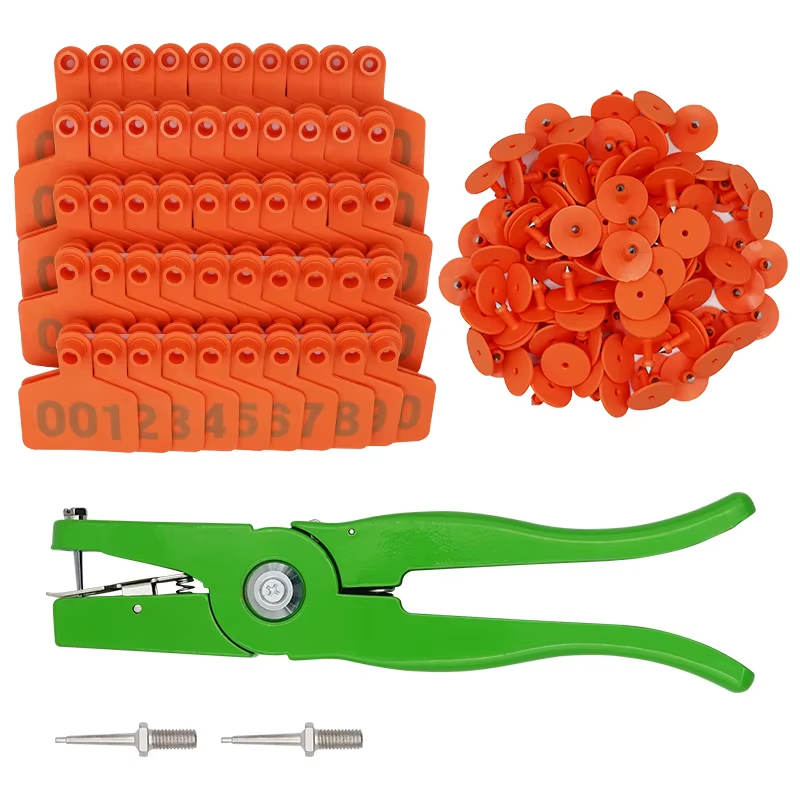 100Pcs Livestock Cattle Goat E - Cattle Ear Tag Applicator ulasan dan harga