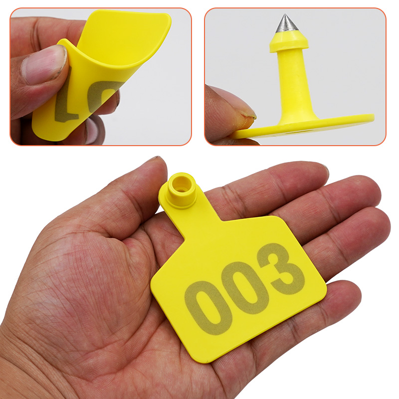 100Pcs Livestock Cattle Goat E - Cattle Ear Tag Applicator ulasan dan harga