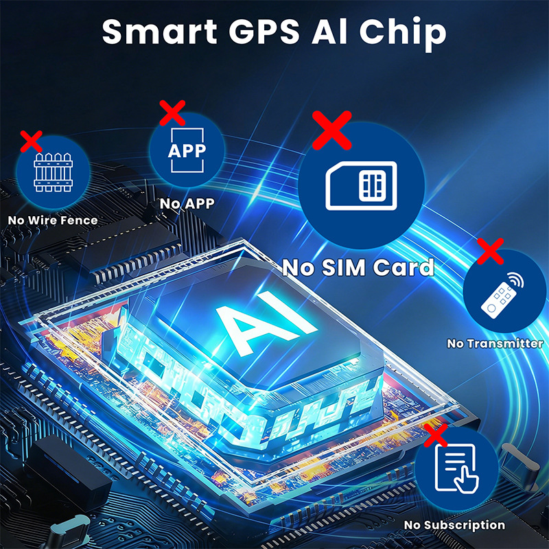 GPS Dog Wireless Fence ABS Mat - Gps Tracker Cattle Collar ulasan dan harga