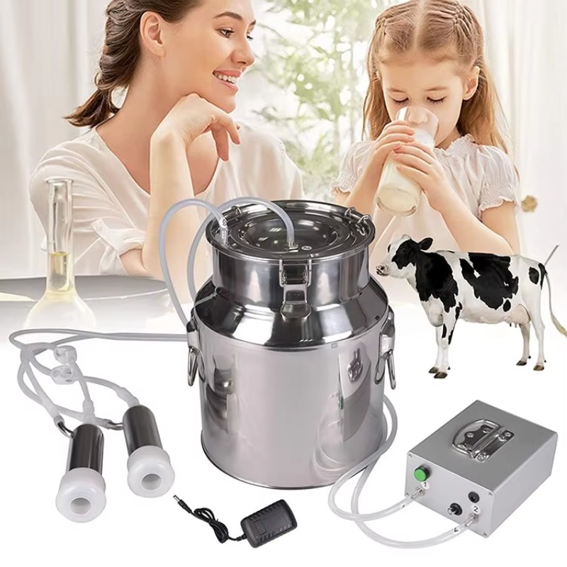 Automatic 14L Stainless Steel  - Goat Milking Machine Portable ulasan dan harga