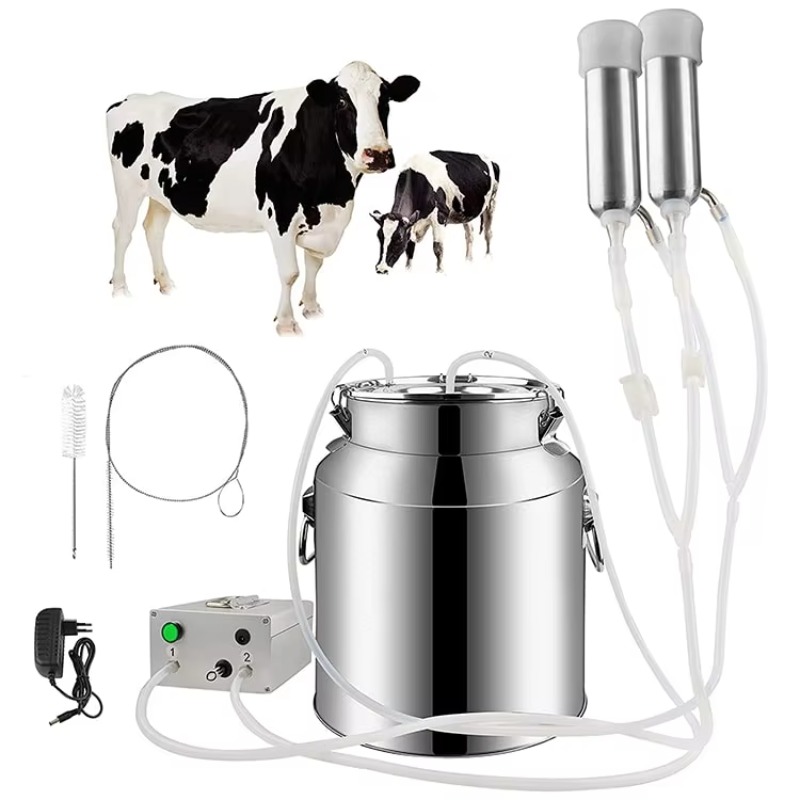 Automatic 14L Stainless Steel  - Goat Milking Machine Portable ulasan dan harga