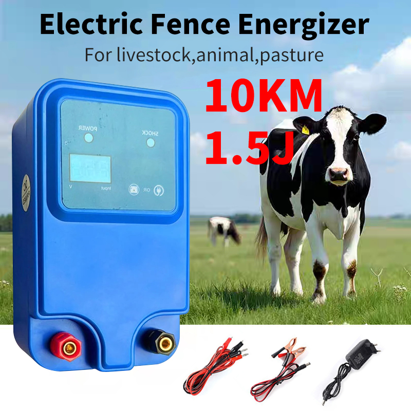 10km 1.5J Electric Fence Energ - Livestock Fence Energizer 12V ulasan dan harga