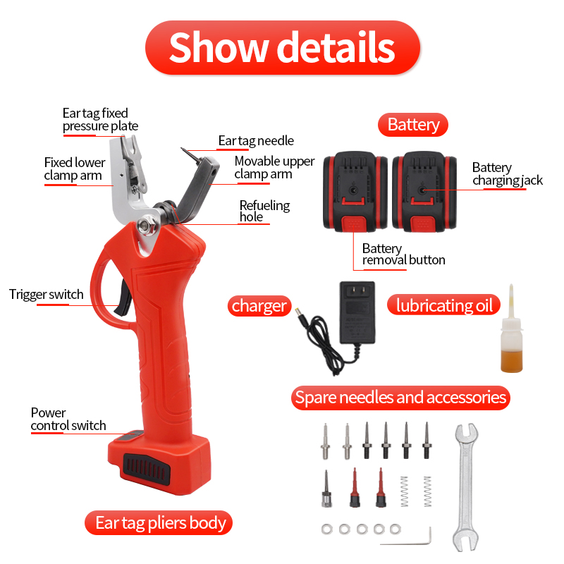 Electric Ear Tag Install Tool  - Cattle Ear Tag Applicator ulasan dan harga