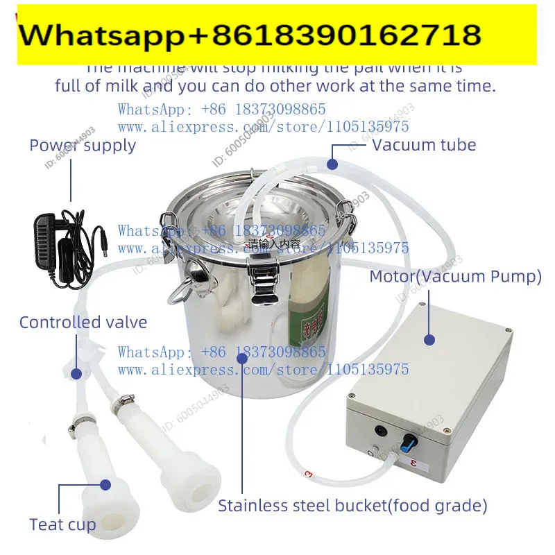 Dairy Farm Milk 5L Rechargeabl - Goat Milking Machine Portable ulasan dan harga