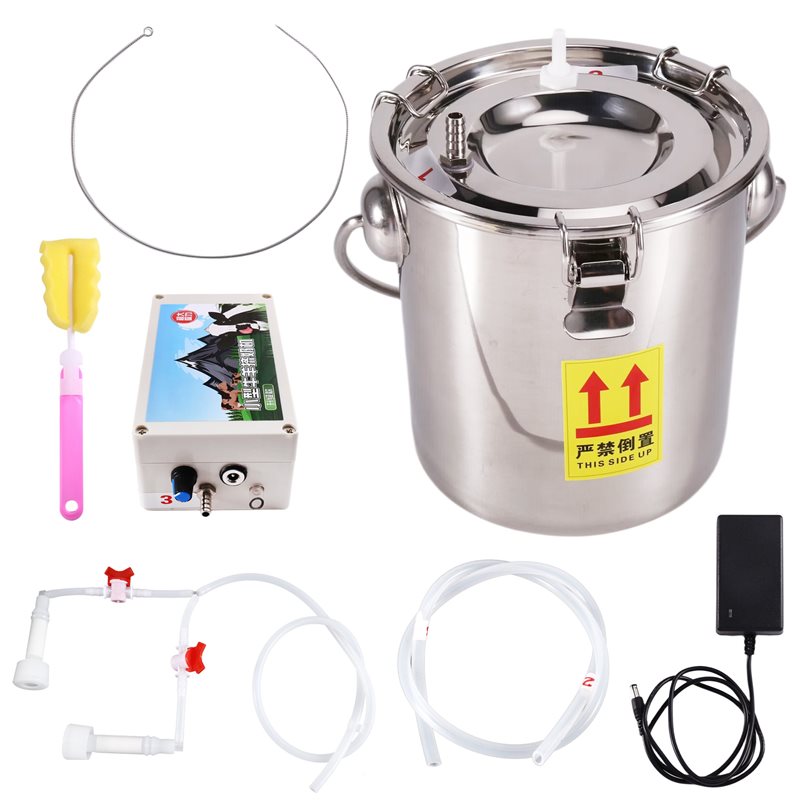 Vacuum Pump Milker Pulsating 3 - Goat Milking Machine Portable ulasan dan harga