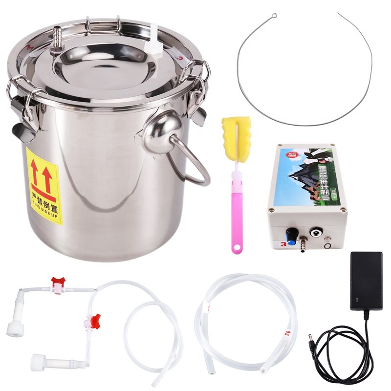 Vacuum Pump Milker Pulsating 3 - Goat Milking Machine Portable ulasan dan harga