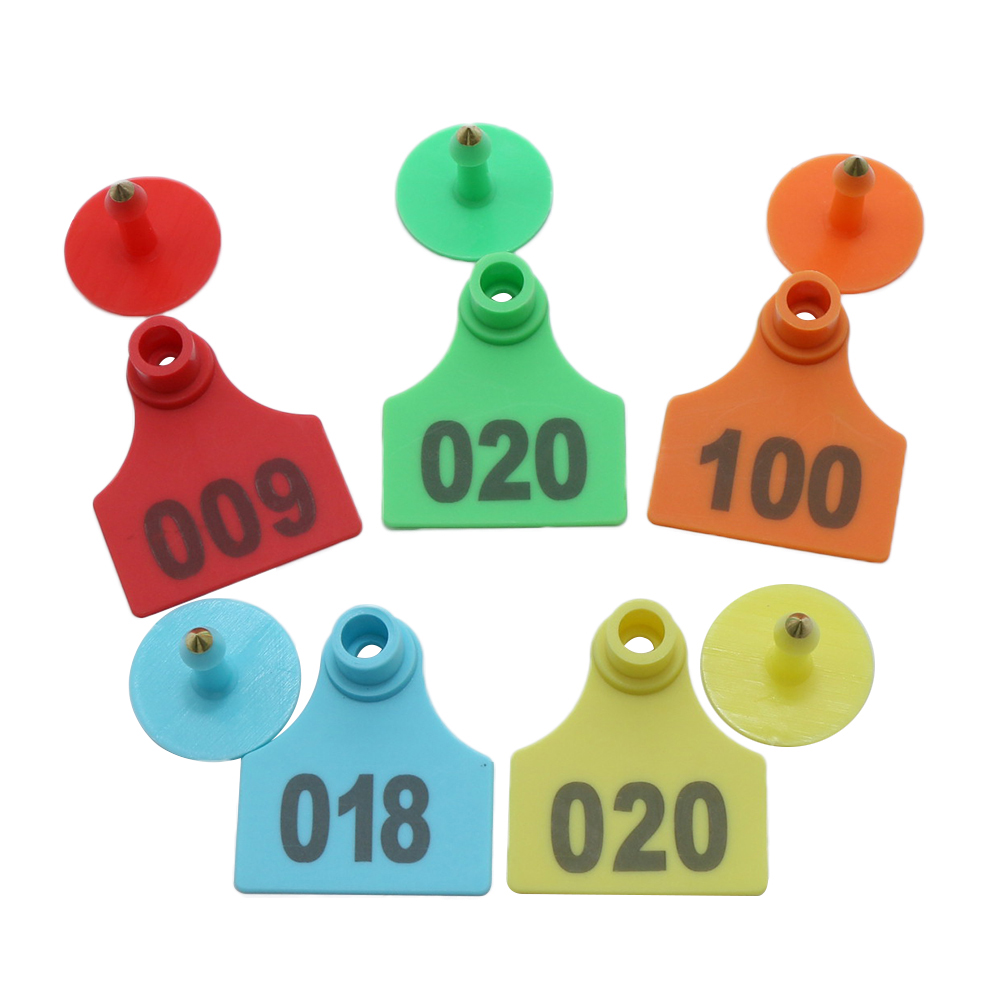 100Pcs Copper Head Laser Typin - Cattle Ear Tag Applicator ulasan dan harga