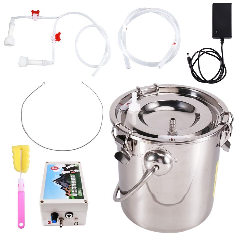 Vacuum Pump Milker Pulsating 3 - Goat Milking Machine Portable ulasan dan harga