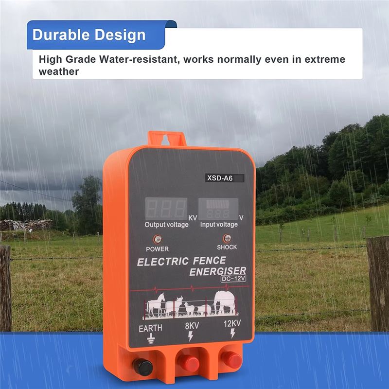 AEE4-10KM Electric Fence Energ - Livestock Fence Energizer 12V ulasan dan harga