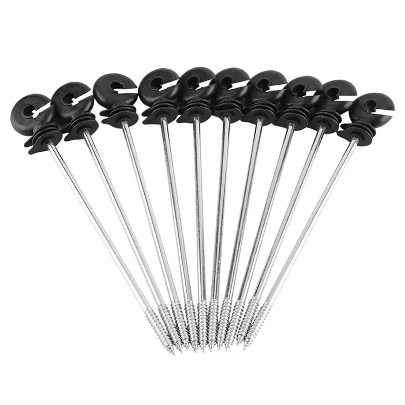 AEE4-100Pcs Electric Fence Ins - Electric Fence Insulator Post ulasan dan harga