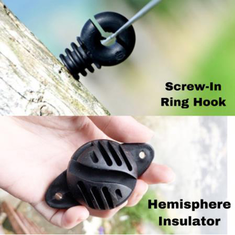 10pcs/lot Ring Hook Screw Elec - Electric Fence Insulator Post ulasan dan harga