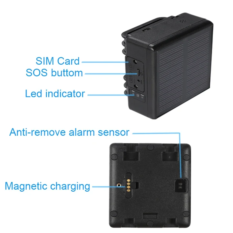 RF-V26 2G Solar GPS tracker an - Animal Gps Tracker 4G Solar ulasan dan harga