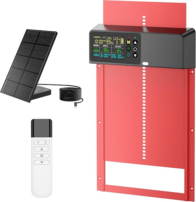 Automatic Chicken Door Opener  - Automatic Chicken Door Opener Solar ulasan dan harga