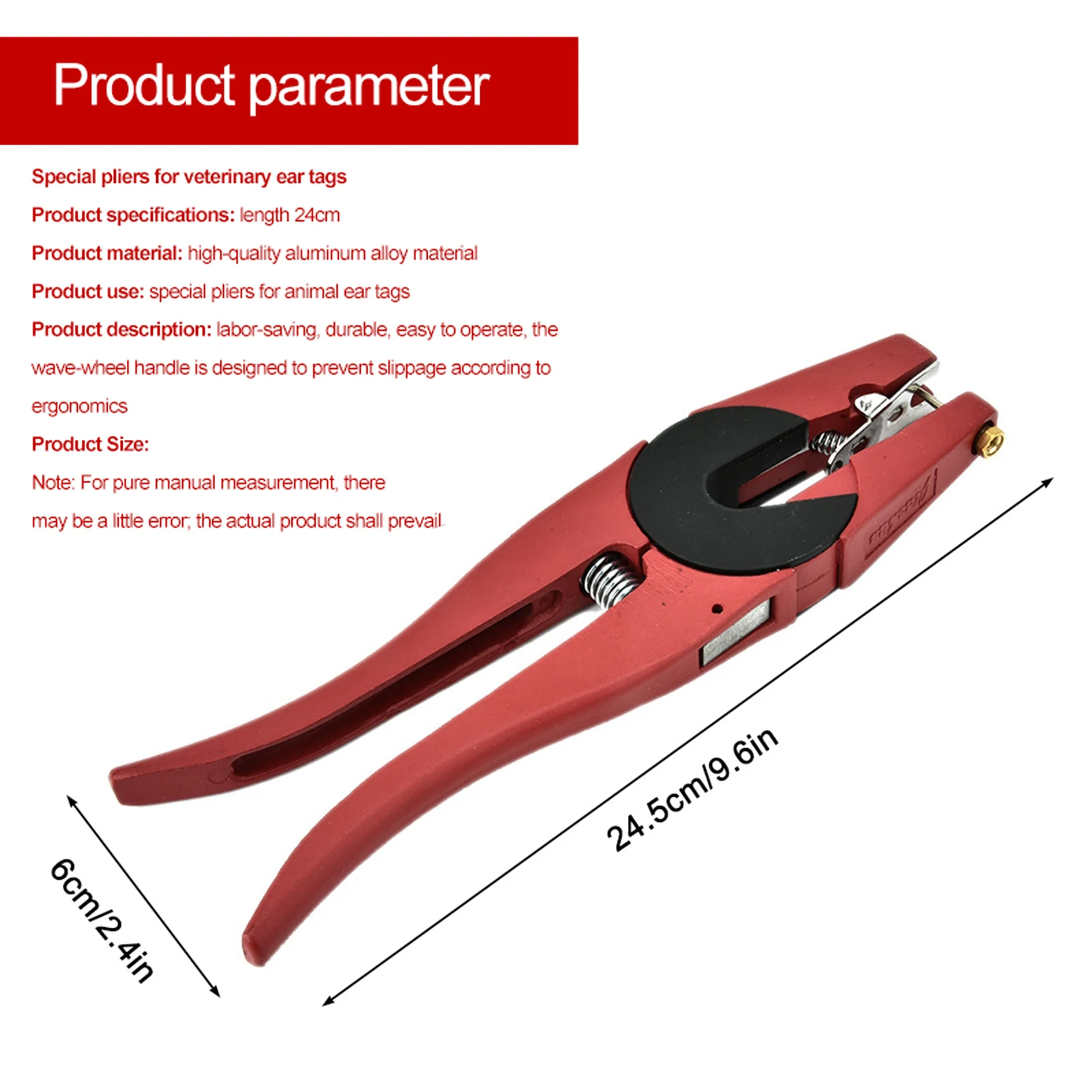 Red Alloy Ear Tag Plier for Li - Cattle Ear Tag Applicator ulasan dan harga