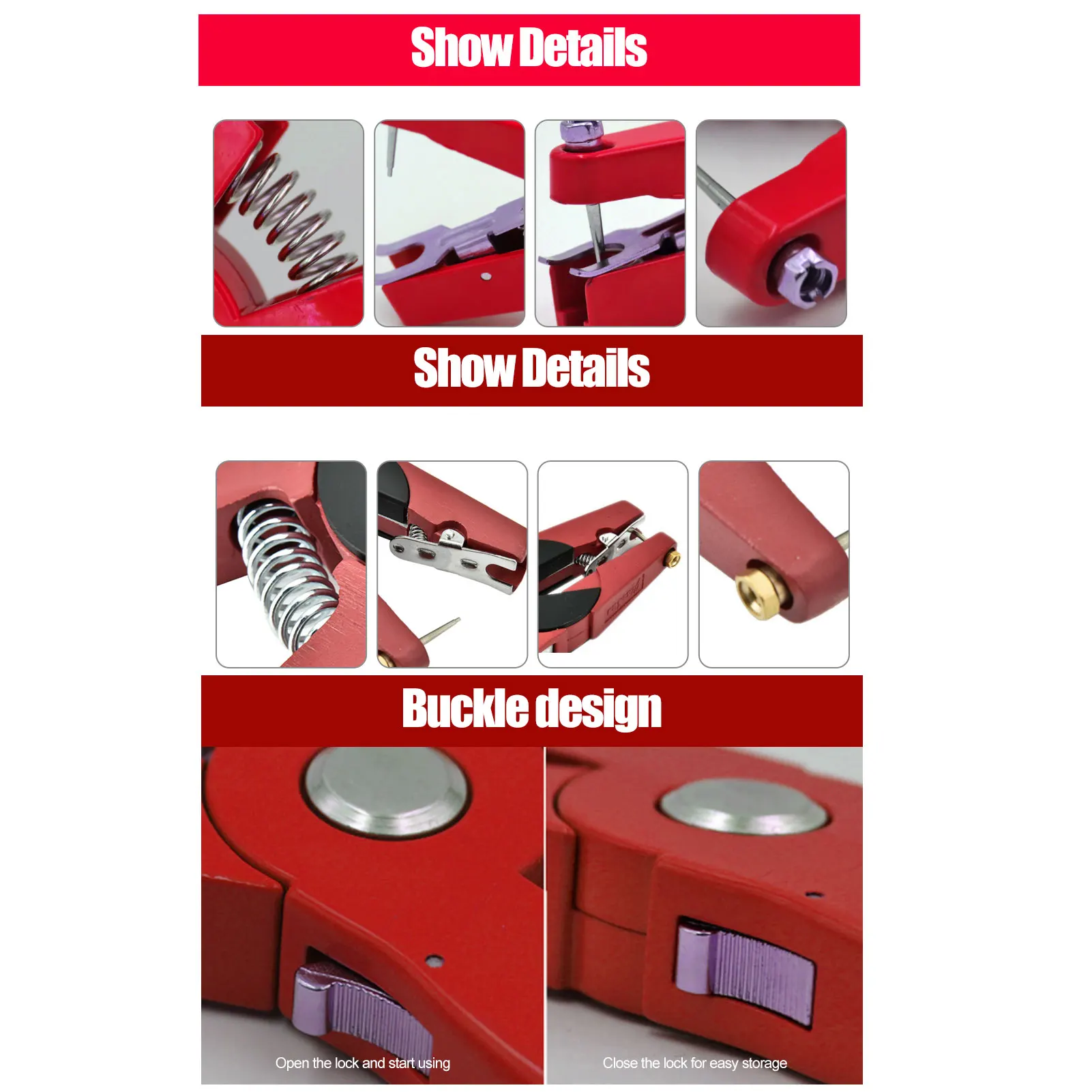 Red Alloy Ear Tag Plier for Li - Cattle Ear Tag Applicator ulasan dan harga