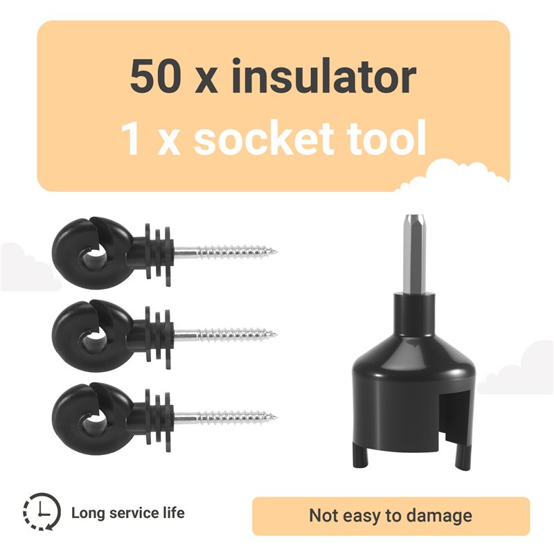 AT63-Electric Fence Insulator  - Electric Fence Insulator Post ulasan dan harga
