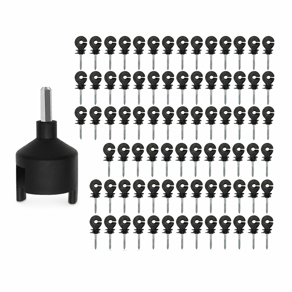 80Pcs Electric Fence Insulator - Electric Fence Insulator Post ulasan dan harga