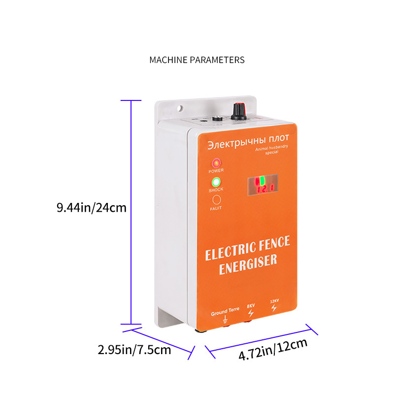 5/10/20/30/40KM DC 12V Electri - Livestock Fence Energizer 12V ulasan dan harga