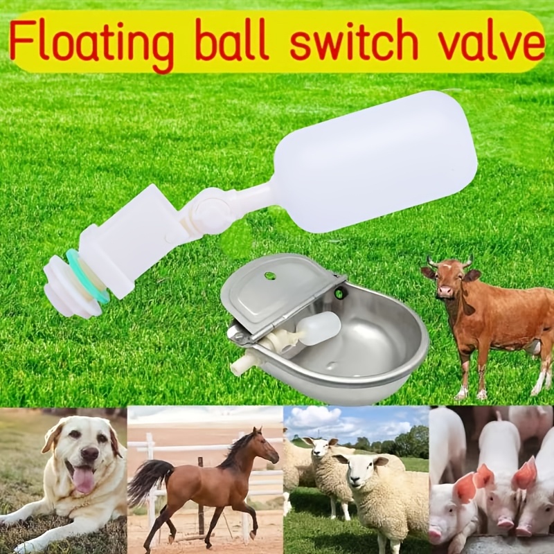 2Pcs Cattle Water Float Valve  - Livestock Water Trough Float Valve ulasan dan harga